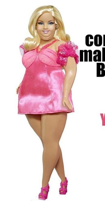 Agência de modelos propõe criar uma Barbie gorda