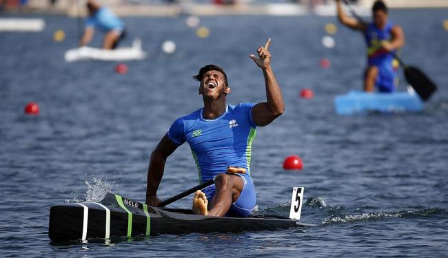 Isaquias confirmou favoritismo e venceu a canoagem de velocidade C1 1000 - Foto: Jeff Swinger | USA Today Sports | Reuters