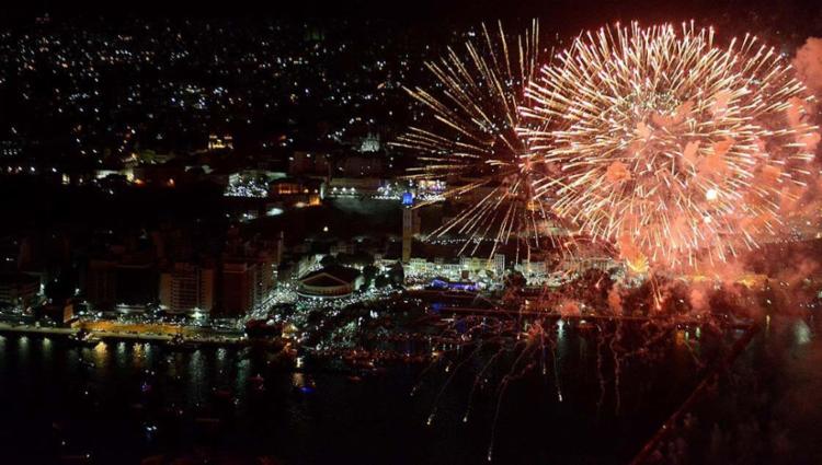 Festa de Réveillon será, mais uma vez, na Praça Cairu, no Comércio - Foto: Valter Pontes | Agecom