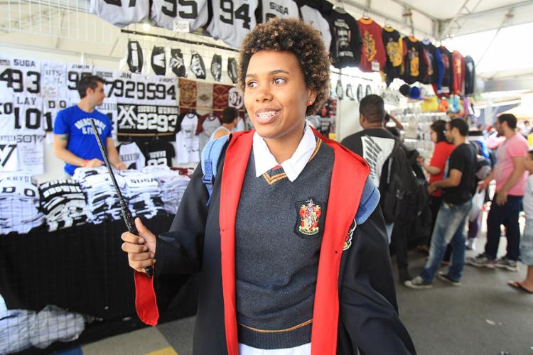 Talita curte a reação das pessoas ao vê-la como personagem da saga Harry Potter - Foto: Edilson Lima l Ag. A TARDE