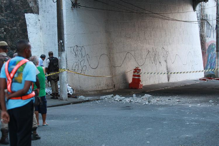 Cláudio de Oliveira foi atingido por uma barra de concreto na Gamboa de Baixo - Foto: Mila Cordeiro l Ag. A TARDE