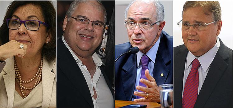 Lídice da Mata, Lúcio Vieira Lima, José Carlos Aleluia e Geddel Vieira Lima estão entre os novos nomes - Foto: Montagem l A TARDE