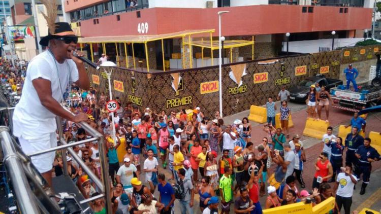 Márcio Victor abriu arrastão nesta Quarta-feira de Cinzas - Foto: Luciano da Matta | AG. A TARDE