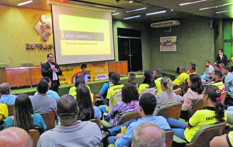 Detran promove palestras no Maio Amarelo - Foto: Detran Detran promove palestras no Maio Amarelo - Foto: Detran