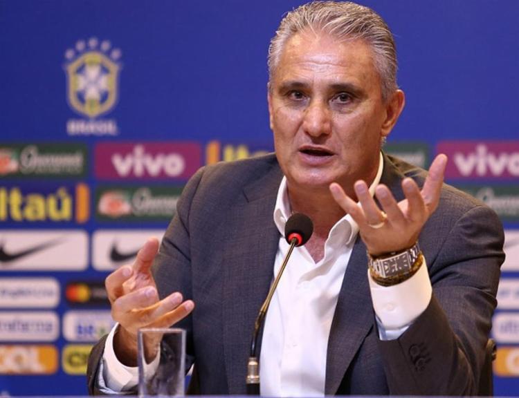 Tite vai iniciar a preparação para os jogos em Porto Alegre - Foto: Lucas Figueiredo l CBF