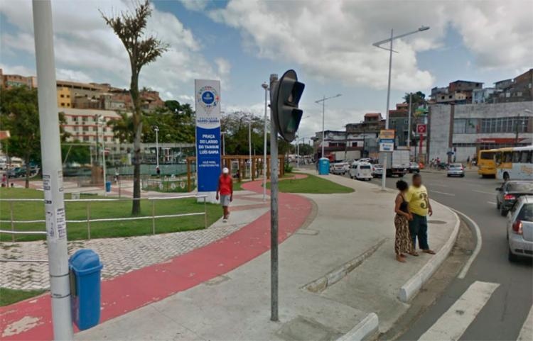 O crime aconteceu, por volta das 7h, no Largo do Tanque - Foto: Reprodução | Google Maps