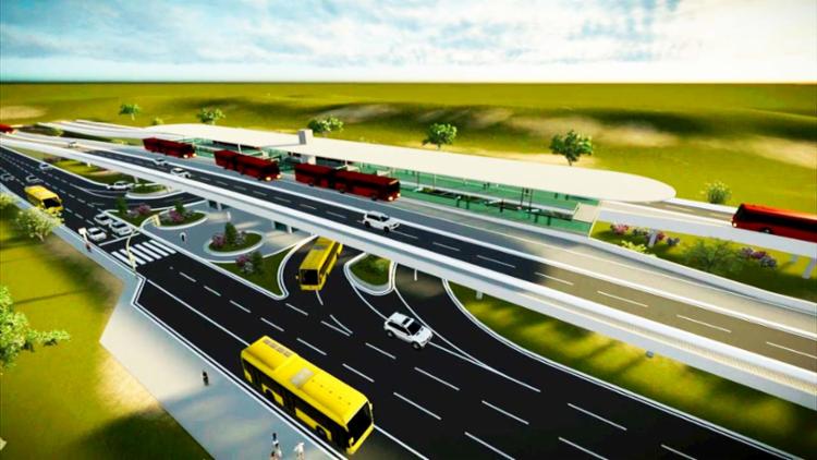 Veículos serão ônibus articulados, com capacidade para 170 passageiros e comprimento de até 23m - Foto: Divulgação