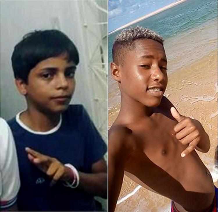 Sumidos desde a semana passada, Felipe (esq.) e Uanderson eram amigos inseparáveis. Eles moravam no mesmo condomínio - Foto: Mila Cordeiro l Ag. A TARDE