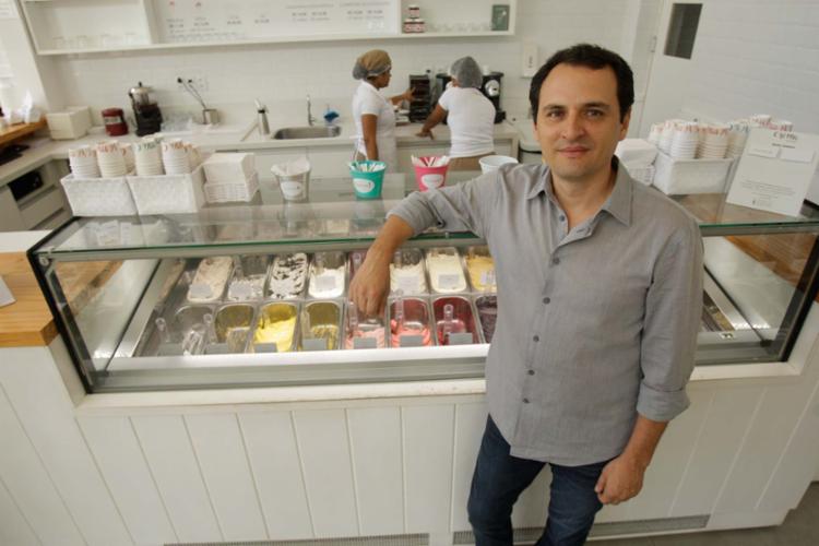 Rossetto acreditou na cremosidade da gelateria italiana e abriu a Crema - Foto: Xando Pereira | Ag. A TARDE