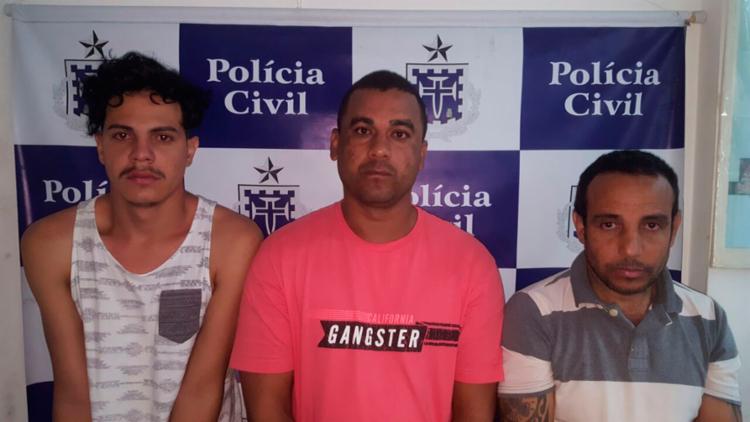 O trio agia a mando de um presidiário de Salvador - Foto: Divulgação | Polícia Civil