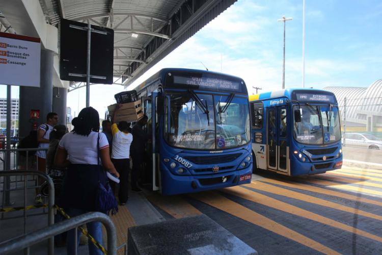 Com a integra&ccedil;&atilde;o completa do transporte p&uacute;blico, &ocirc;nibus da RMS ir&atilde;o para Mussurunga ou Piraj&aacute; - Foto: Xando Pereira | Ag A TARDE