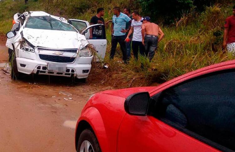 Uma ultrapassagem indevida pode ter causado a batida - Foto: Reprodu&ccedil;&atilde;o | Thain&aacute; L&ocirc;bo | Voz da Bahia