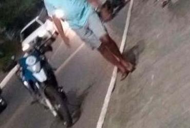 PMs ficam feridos após acidente com moto em frente ao Barradão