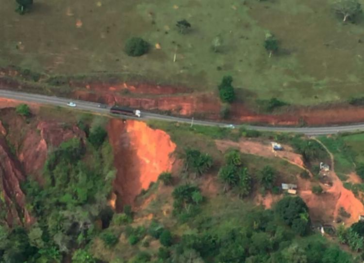 O problema se agravou por conta da chuva que atingiu a regi&atilde;o nos &uacute;ltimos dias - Foto: Reprodu&ccedil;&atilde;o | Radar 64