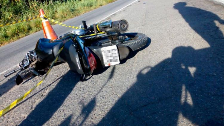 V&iacute;tima n&atilde;o resistiu e morreu no local - Foto: Cidad&atilde;o Rep&oacute;rter | Via WhatsApp