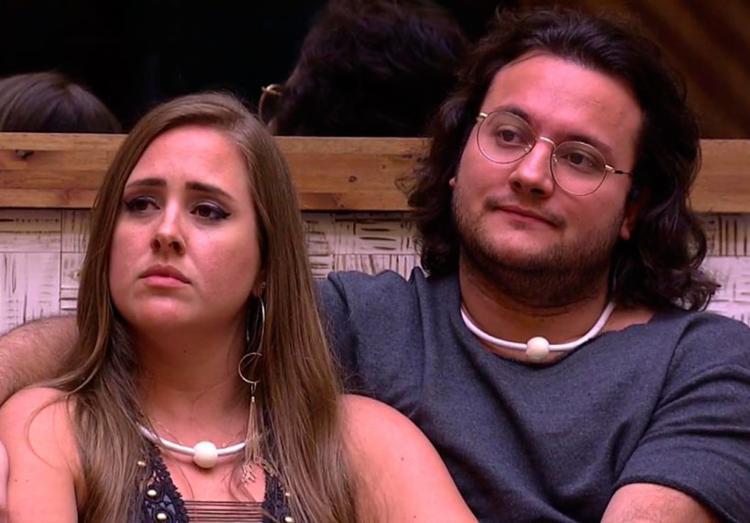 PatrÃcia disputou paredão com amigo Diego e Caruso - Foto: Reprodução | TV Globo