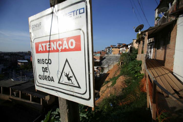 Deslizamentos foi uma das principais ocorrÃªncias - Foto: JoÃ¡ Souza | Ag. A TARDE | 23.02.2018