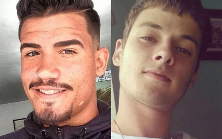 Patrick Santos Costa, 20, e Yuri Kenji Shigueto Freitas, 21, foram assassinados depois de uma briga no estacionamento do estabelecimento - Foto: Reprodução l Teixeira News