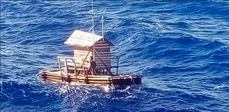 Adilang foi resgatado no dia 31 de agosto perto da ilha de Guam - Foto: Reprodução