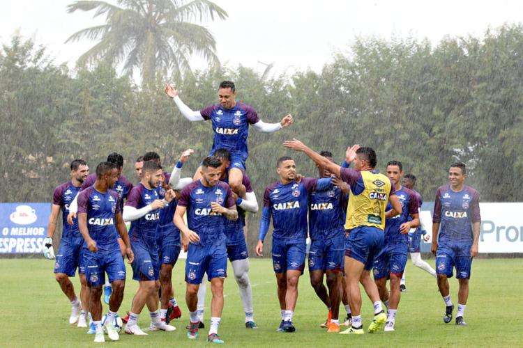 O próximo confronto do Esquadrão será no domingo, 16, na Fonte Nova, contra o Palmeiras, às 16h - Foto: Felipe Oliveira | EC Bahia