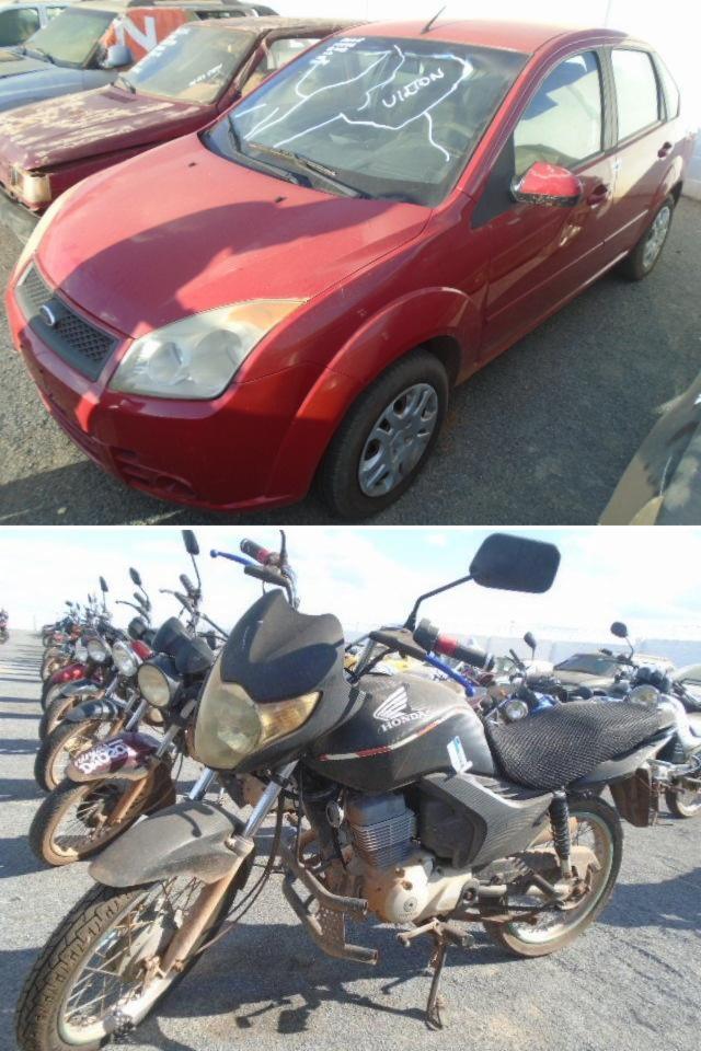 Os lances iniciais serão de R$ 200, a exemplo das motocicletas, e os carros R$ 1 mil
