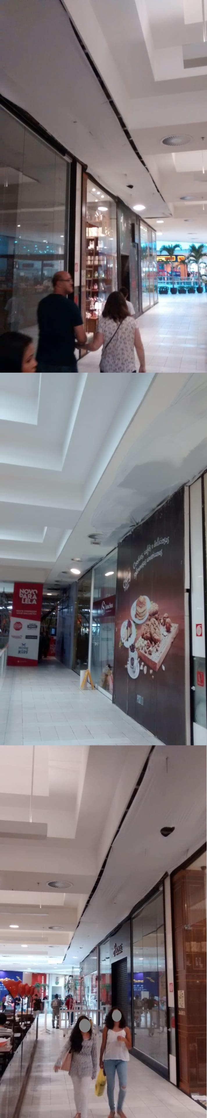 Indignados, quem estava no momento, fizeram registros relatando o pânico