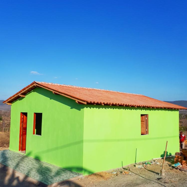 Por meio de uma vaquinha virtual, foram arrecadados R$ 30 mil para a construção da casa