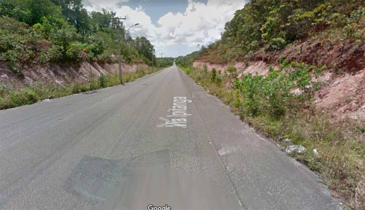 A parte do corpo foi encontrado na Via Ipiranga - Foto: ReproduÃ§Ã£o | Google Maps