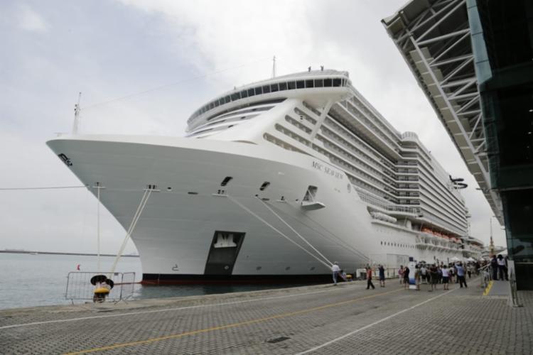 Cruzeiro MSC Seaview chega a Salvador com mais de 5 mil turistas