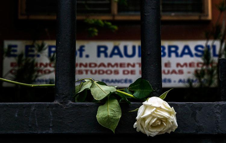 TragÃ©dia ocorreu nesta quarta-feira, 13, na Escola Estadual Professor Raul Brasil - Foto: Miguel Schincariol | AFP