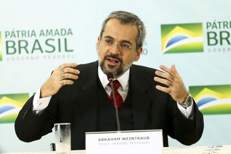 Weintraub: um desserviço ao paÃs em nome da moral - Foto: Marcelo Camargo l Agência Brasil l 2.5.2019