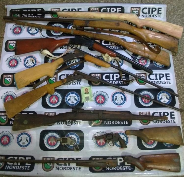 Edmundo Silva de Jesus foi preso por porte ilegal de arma de uso restrito - Foto: Divulgação | SSP
