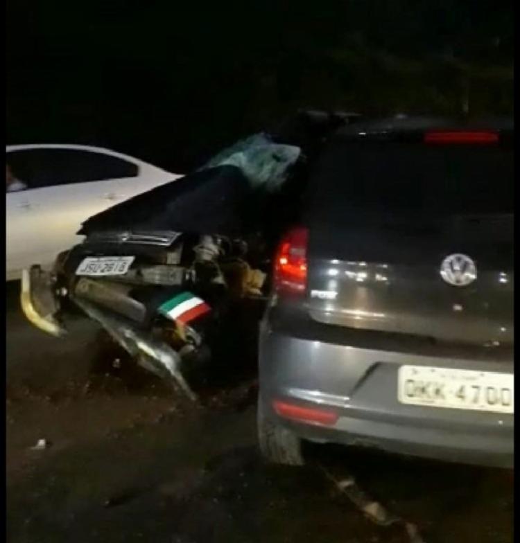 Acidente ocorreu na noite desta sexta, em Santo Antônio de Jesus - Foto: Reprodução
