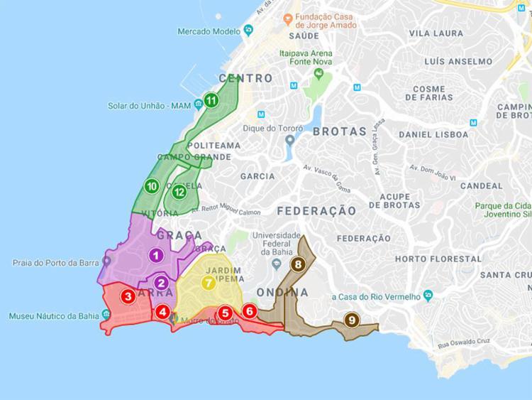 Como em anos anteriores, o Carnaval de 2020 contará com cinco grandes áreas de restrição de circulação de veículos
