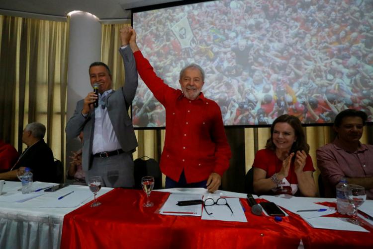 Lula esteve no Encontro Nacional do Diretório do Partido dos Trabalhadores | Foto: Rafael Martins | Ag. A TARDE - Foto: Rafael Martins | Ag. A TARDE