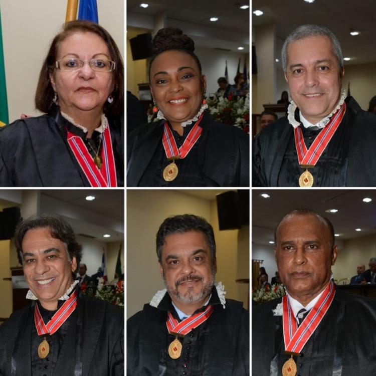 Regina Maria da Silva Carrilho, Márcia Regina dos Santos Virgens, Adriani Vasconcelos Pazelli, Geder Luiz Rocha Gomes, Ricardo Régis Dourado e Nivaldo dos Santos Aquino | Foto: Cecom | MP - Foto: Cecom | MP