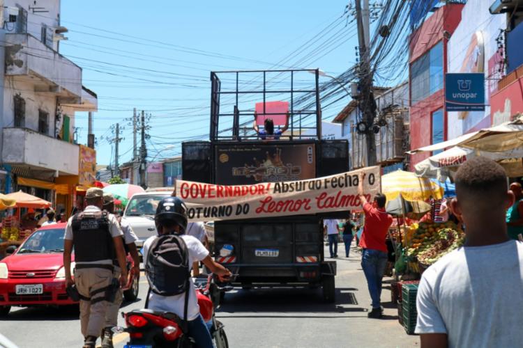 Ato percorreu ruas do bairro | Foto: Patrick Ribeiro | Fala Cajazeiras