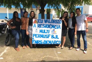 Residentes de saúde protestam após corte em bolsas no interior da Bahia | Foto: Reprodução | Redes Sociais