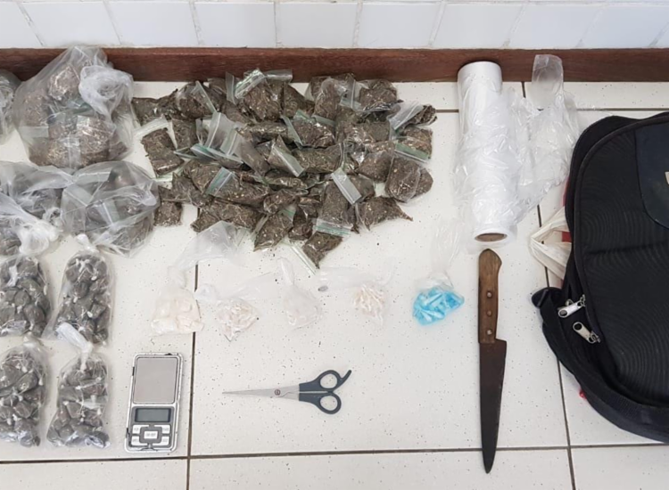 Material foi encontrado com suspeitos - Foto: Divulgação | SSP Material foi encontrado com suspeitos - Foto: Divulgação | SSP