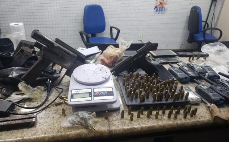 Parte do material apreendido na operação | Foto: Divulgação | SSP - Foto: Divulgação | SSP Parte do material apreendido na operação | Foto: Divulgação | SSP - Foto: Divulgação | SSP