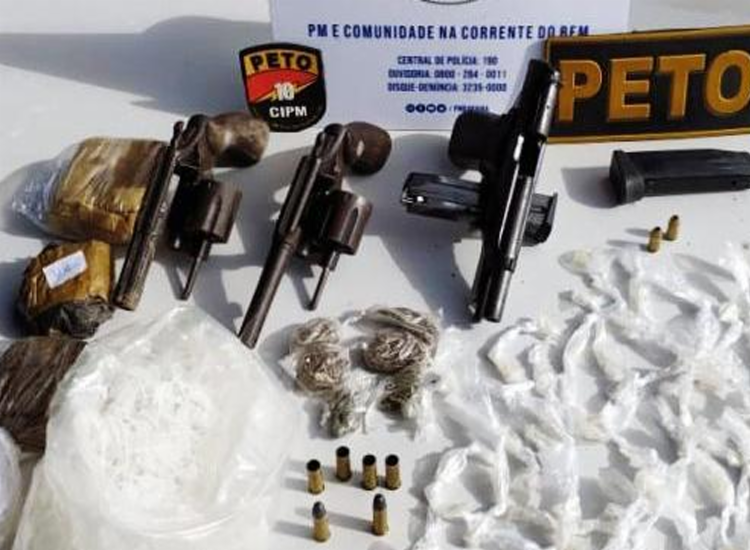 Material foi encontrado com suspeitos - Foto: Divulgação | SSP Material foi encontrado com suspeitos - Foto: Divulgação | SSP