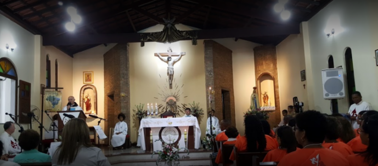 Devotos de São João Batista participando do rito tradicional de missas na igreja | Foto: Divulgação - Foto: Divulgação Devotos de São João Batista participando do rito tradicional de missas na igreja | Foto: Divulgação - Foto: Divulgação