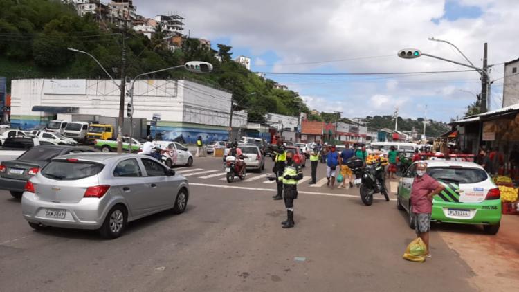 Congestionamento registrado na região | Foto: Transalvador | Twitter - Foto: Transalvador | Twitter Congestionamento registrado na região | Foto: Transalvador | Twitter - Foto: Transalvador | Twitter