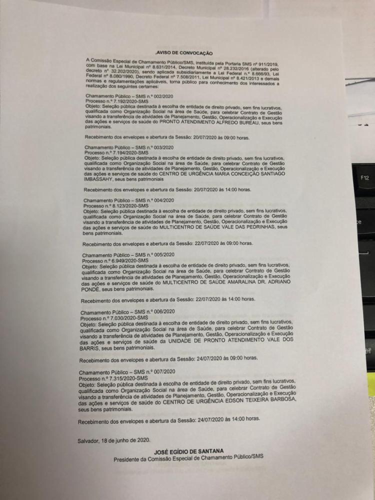 Editais já estão disponíveis na edição dessa sexta-feira do DOM | Foto: Divulgação