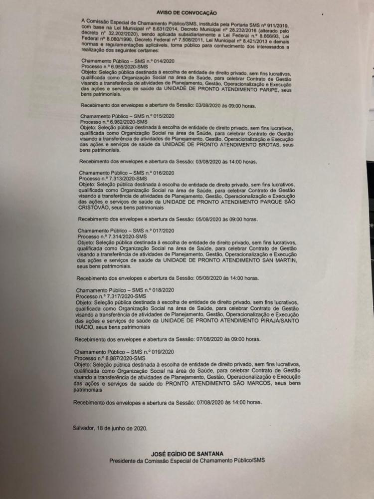 Editais já estão disponíveis na edição dessa sexta-feira do DOM | Foto: Divulgação