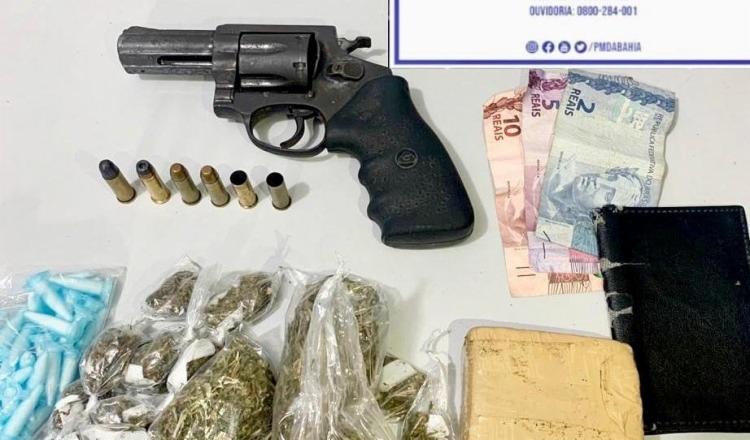 PMs patrulhavam a área conhecida como Forno, quando surpreenderam homens armados | Foto: Divulgação | SSP-BA - Foto: Divulgação | SSP-BA PMs patrulhavam a área conhecida como Forno, quando surpreenderam homens armados | Foto: Divulgação | SSP-BA - Foto: Divulgação | SSP-BA