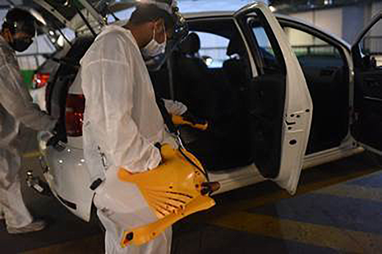 Alémd a limpesa, local também distribui kits com itens de proteção e higiene | Foto: Divulgação | Uber - Foto: Divulgação | Uber Alémd a limpesa, local também distribui kits com itens de proteção e higiene | Foto: Divulgação | Uber - Foto: Divulgação | Uber