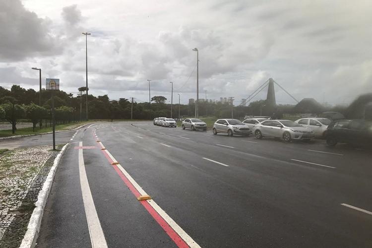 Motoristas saíram em carreata pela Avenida Paralela | Foto: Divulgação - Foto: Divulgação Motoristas saíram em carreata pela Avenida Paralela | Foto: Divulgação - Foto: Divulgação
