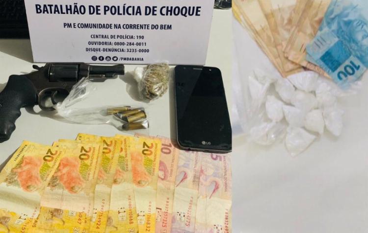 Segundo a SSP, outro criminoso foi preso na ação | Foto: Divulgação | SSP - Foto: Divulgação | SSP Segundo a SSP, outro criminoso foi preso na ação | Foto: Divulgação | SSP - Foto: Divulgação | SSP