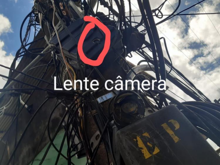 Quatro câmeras nas ruas do bairro da Liberdade eram utilizadas para acompanhar as viaturas | Foto: Divulgação | SSP-BA